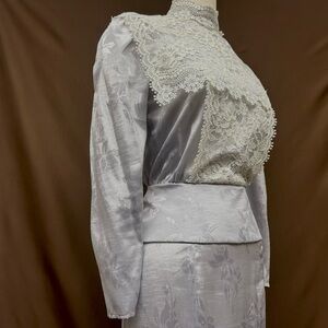 Vintage Victorian style Gunne Sax maxi dress